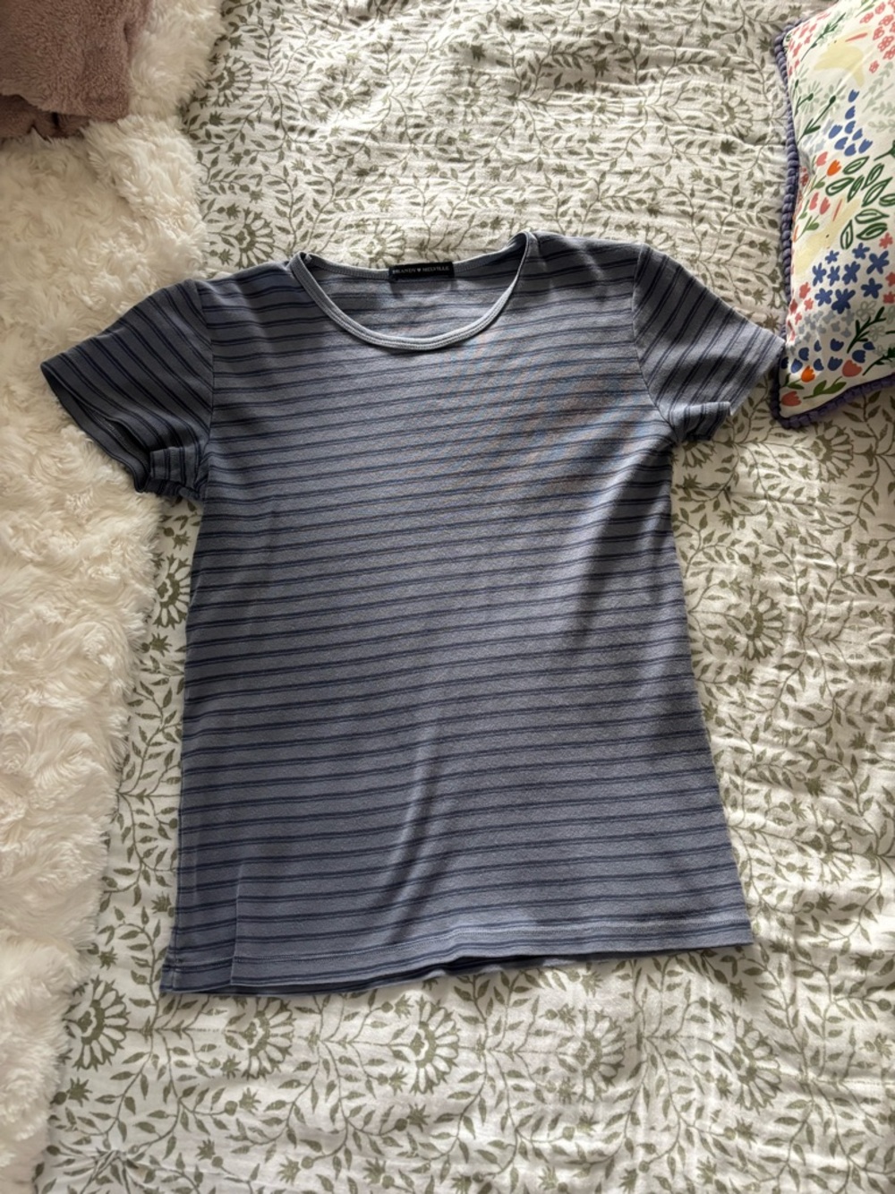 Brandy Melville Striped Hailee Tee - Picture 4 of 4